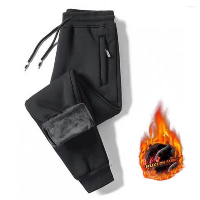 Men's Pants Ribbed Leg Opening Bottoms All Match Thermal Trousers For Daily Wear, Black
Men's Pants Ribbed Leg Opening Bottoms All Match Thermal Trousers For Daily Wear, Black