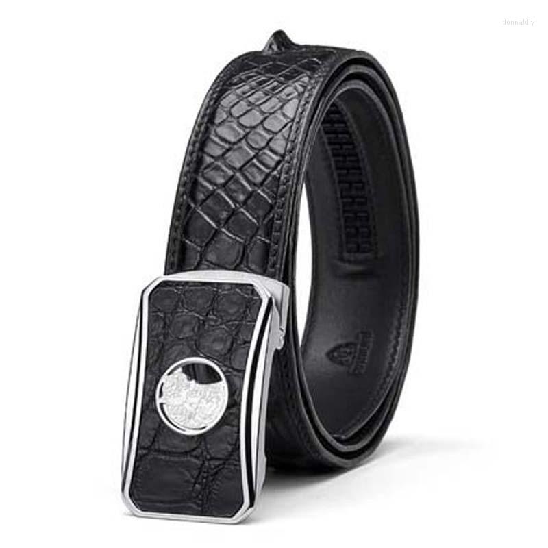 Belts Gete Americas Alligator Men Belt Fashion Stainless Steel Automatic Buckle Leather, Black
Belts Gete Americas Alligator Men Belt Fashion Stainless Steel Automatic Buckle Leather, Black