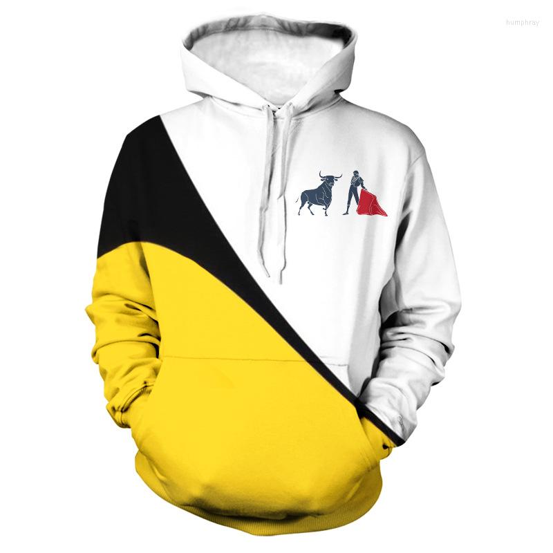 Men' Hoodies 2022 Spring And Autumn 3D Printed Spanish Bullfighting Pattern Hoodie Casual Fashion Loose Street Sweatshirt
Men' Hoodies 2022 Spring And Autumn 3D Printed Spanish Bullfighting Pattern Hoodie Casual Fashion Loose Street Sweatshirt