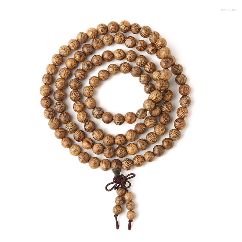 Strand 108 Buddhist Prayer Beads Wooden Bead Bracelet Vintage Long Necklace Yoga Jewelry Gift
Strand 108 Buddhist Prayer Beads Wooden Bead Bracelet Vintage Long Necklace Yoga Jewelry Gift
