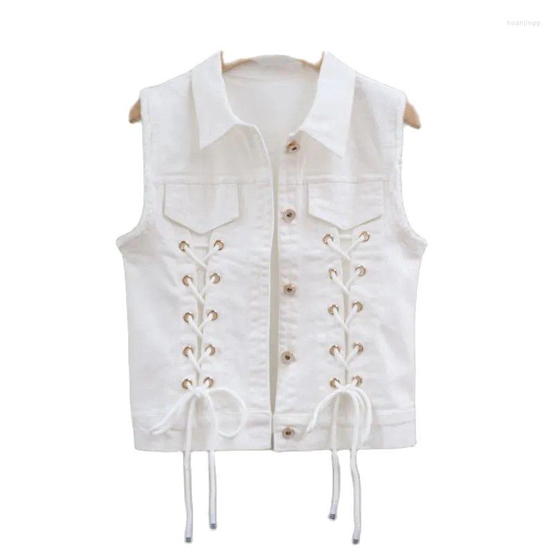 Women' Vests Spring Autumn Fashion Cowboy Vest Coat Female 2022 Tie Belt Bow Personality Street Stretch Denim Ladies Tide, Blue
Women' Vests Spring Autumn Fashion Cowboy Vest Coat Female 2022 Tie Belt Bow Personality Street Stretch Denim Ladies Tide, Blue