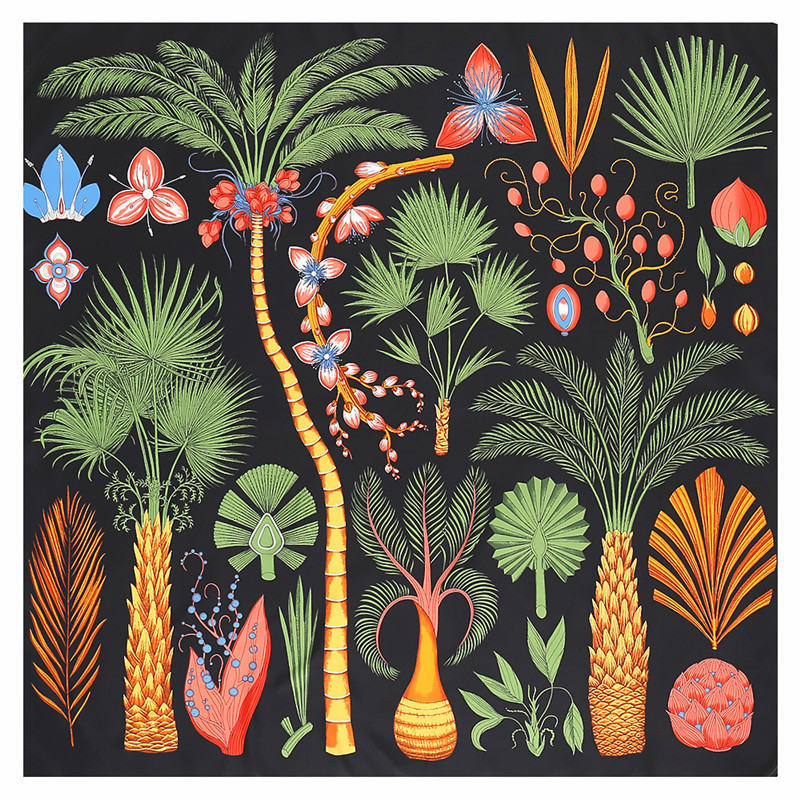 Scarves POBING 100 Silk Scarf Women Large Shawls Tree Print Stoles Square Bandana Luxury Kerchief Hijab Female Foulards 130CM 221119
Scarves POBING 100 Silk Scarf Women Large Shawls Tree Print Stoles Square Bandana Luxury Kerchief Hijab Female Foulards 130CM 221119