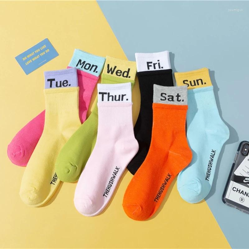 Men's Socks 7Pair Women Crew Funny Cute Cartoon Candy Colour Week Happy Japanese Harajuku Skateboard, Red
Men's Socks 7Pair Women Crew Funny Cute Cartoon Candy Colour Week Happy Japanese Harajuku Skateboard, Red