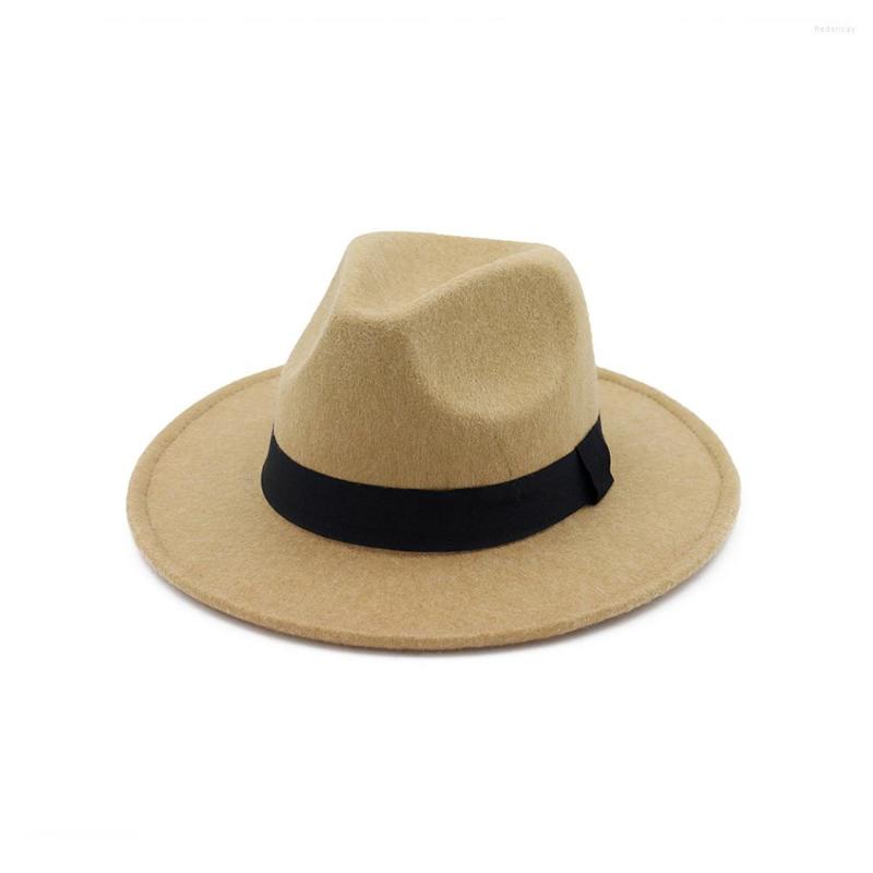 Berets 2022 Unisex Men Women Wool Fedora Hat With Cloth Belt Wide Brim Elegant Lady, Beige
Berets 2022 Unisex Men Women Wool Fedora Hat With Cloth Belt Wide Brim Elegant Lady, Beige