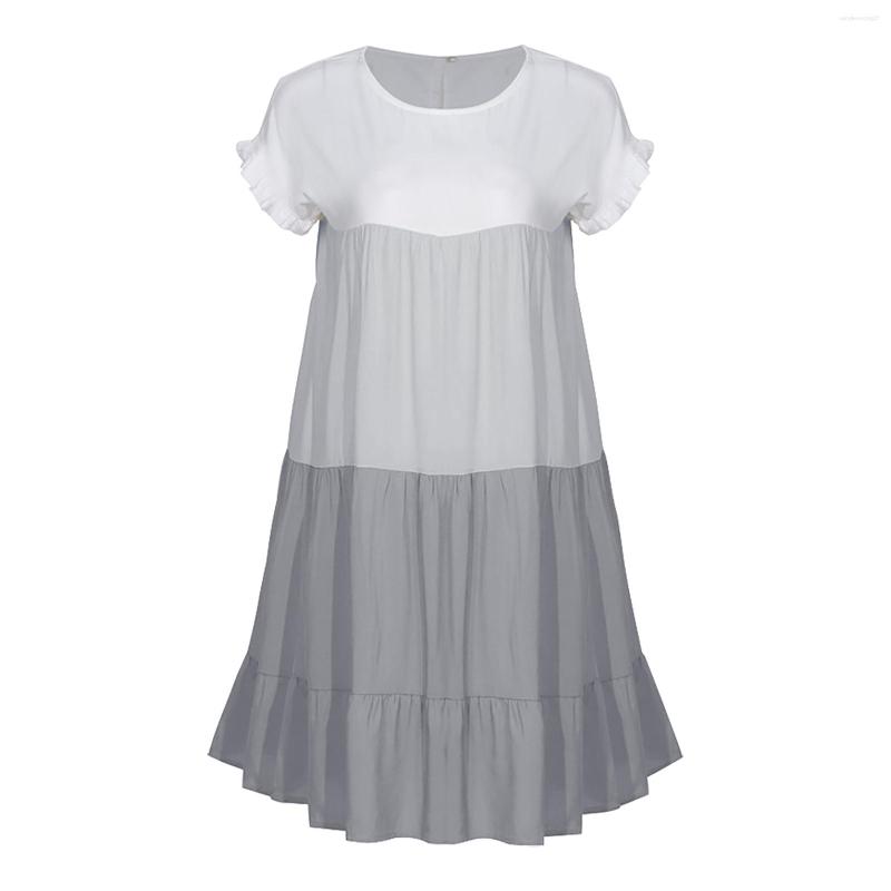 Party Dresses Casual Crew Neck Mini Ruffle Pullover Babydoll Loose Fashion Short Sleeve Gift Color Block Soft Women Dress Vacation Daily
Party Dresses Casual Crew Neck Mini Ruffle Pullover Babydoll Loose Fashion Short Sleeve Gift Color Block Soft Women Dress Vacation Daily