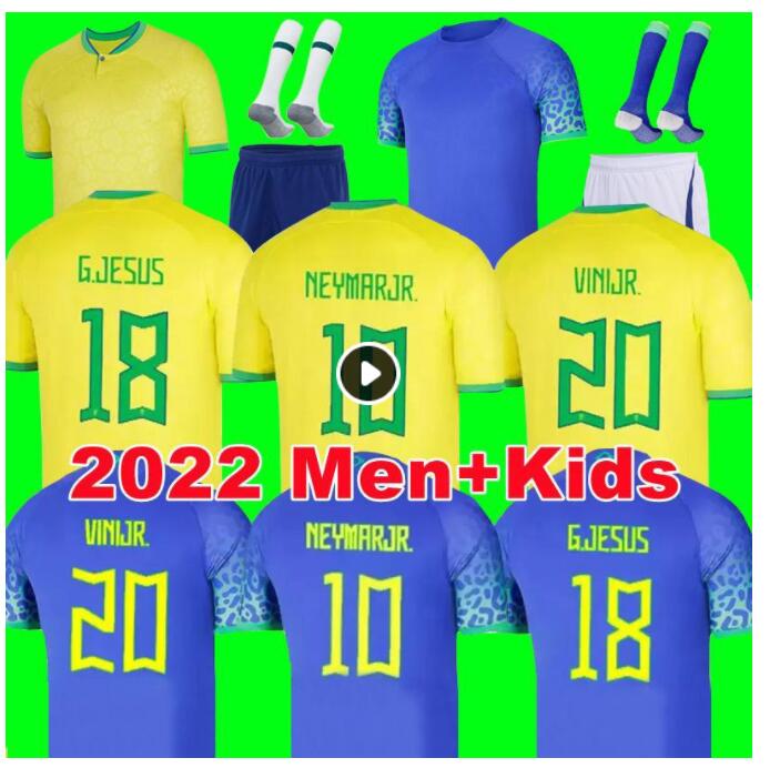 22 23 BrazilS World Cup Soccer jersey MARCELO PELE PAQUETA NERES COUTINHO FIRMINO JESUS VINI JR 2022 2023 BrasilS football Shirts kids kit Men women uniforms
22 23 BrazilS World Cup Soccer jersey MARCELO PELE PAQUETA NERES COUTINHO FIRMINO JESUS VINI JR 2022 2023 BrasilS football Shirts kids kit Men women uniforms