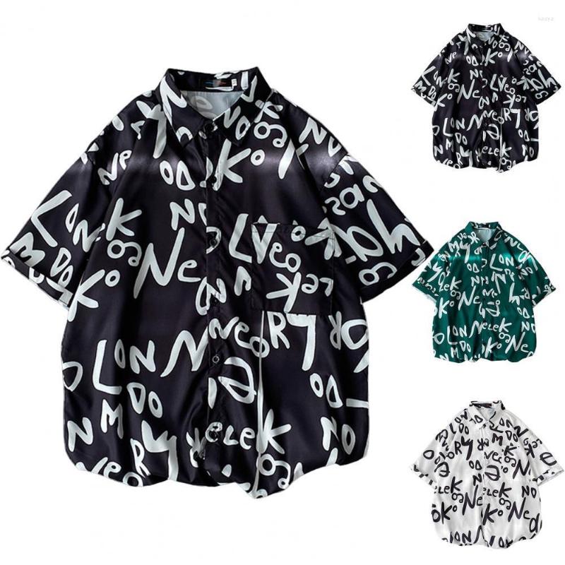 Men's Casual Shirts Trendy Summer Men Top Short Sleeve Breathable Beach Shirt Letter Printed, Green
Men's Casual Shirts Trendy Summer Men Top Short Sleeve Breathable Beach Shirt Letter Printed, Green