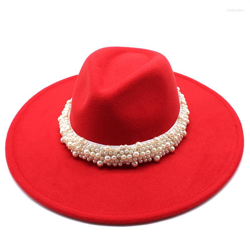 Berets Spring Pearl Cahin Adjustable Fedora Hat 9.5CM Men Women Wide Brim Black White Dress Wool Felt Fashion Party Jazz Trilby, 09
Berets Spring Pearl Cahin Adjustable Fedora Hat 9.5CM Men Women Wide Brim Black White Dress Wool Felt Fashion Party Jazz Trilby, 09