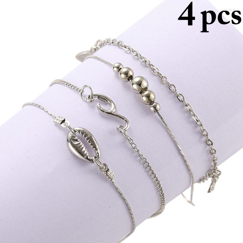 Anklets 4PCS Fashion Women Anklet Vintage Ankle Bracelet For Girls Ladies Adjustable Summer Beach Foot Chain Jewelry Accessories Gifts
Anklets 4PCS Fashion Women Anklet Vintage Ankle Bracelet For Girls Ladies Adjustable Summer Beach Foot Chain Jewelry Accessories Gifts