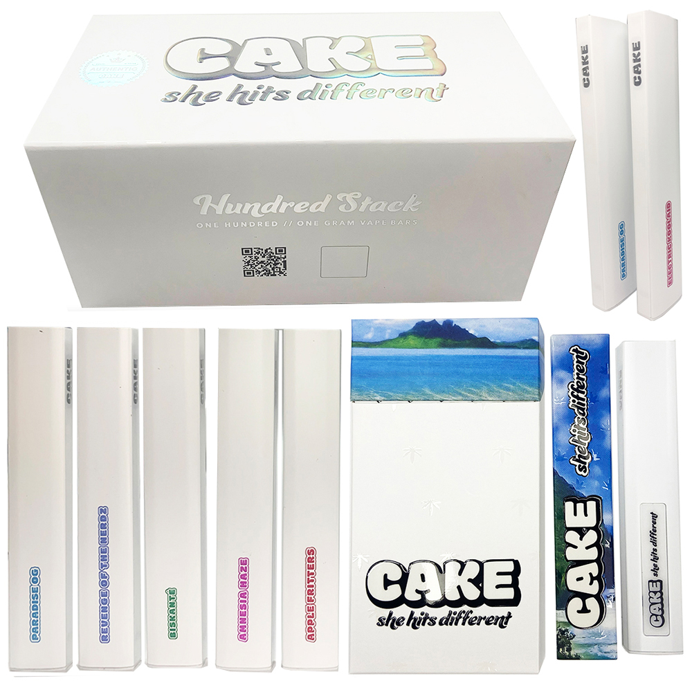 Sample 4 Gen Cake Disposable Vape Pens 280mah Rechargeable Battery 1.0ml Empty Vaporizer Pods Ceramic Coil Cartridges E cigarettes carts with packaging 10 colours
Sample 4 Gen Cake Disposable Vape Pens 280mah Rechargeable Battery 1.0ml Empty Vaporizer Pods Ceramic Coil Cartridges E cigarettes carts with packaging 10 colours