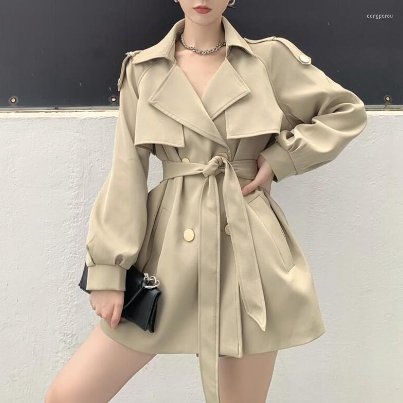 Women's Trench Coats Spring Jacket Office Lady Khaki Women's Coat Sashes Fashion Lantern Sleeve Double Breasted Casual Ol Windbreaker, Black
Women's Trench Coats Spring Jacket Office Lady Khaki Women's Coat Sashes Fashion Lantern Sleeve Double Breasted Casual Ol Windbreaker, Black