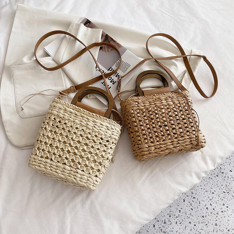 Evening Bags Straw Summer 2022 Female Weave Tote Fashion Women Designer Handbags Wooden Handle Casual Beach Shoulder Crossbody, Beige
Evening Bags Straw Summer 2022 Female Weave Tote Fashion Women Designer Handbags Wooden Handle Casual Beach Shoulder Crossbody, Beige