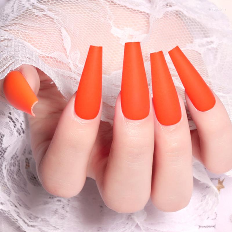 False Nails CNHIDS 24Pcs/Box Long Ballet Full Cover Fake Nail Artificial Fluorescent Flase Fingernails Art Press On Tips, A3 2
False Nails CNHIDS 24Pcs/Box Long Ballet Full Cover Fake Nail Artificial Fluorescent Flase Fingernails Art Press On Tips, A3 2