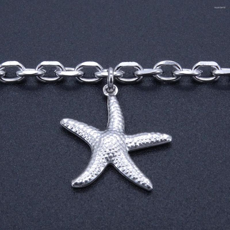 Anklets Women Ankel Bracelets Starfish Charm Stainless Steel 23 5 Cm 9-11 Inches Vintage Fashion Jewelry Punk Fan Factory Offer
Anklets Women Ankel Bracelets Starfish Charm Stainless Steel 23 5 Cm 9-11 Inches Vintage Fashion Jewelry Punk Fan Factory Offer