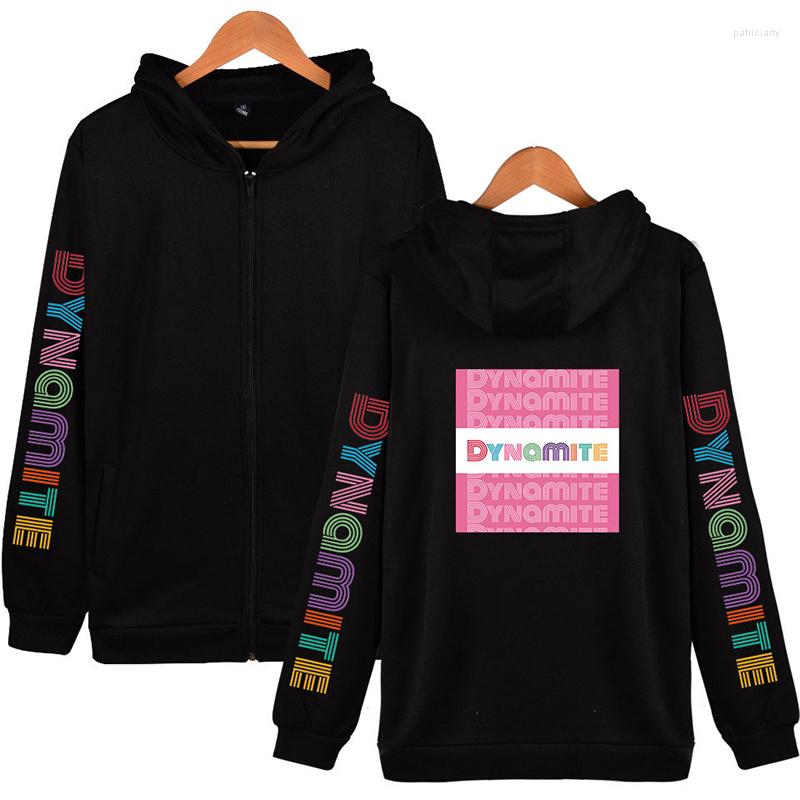 Men's Hoodies Fashion Korean Style DYNAMITE Hip Hop Men Women Zipper Long Sleeve Jacket Sweatshirts Tops
Men's Hoodies Fashion Korean Style DYNAMITE Hip Hop Men Women Zipper Long Sleeve Jacket Sweatshirts Tops