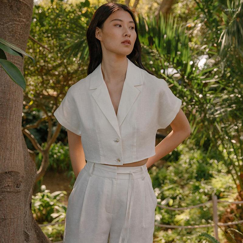 Women' Blouses Linen Women V-neck Crop Shirt Summer Office Ladies Casual Cotton Cardigan Short Sleeve Blazer, Black
Women' Blouses Linen Women V-neck Crop Shirt Summer Office Ladies Casual Cotton Cardigan Short Sleeve Blazer, Black