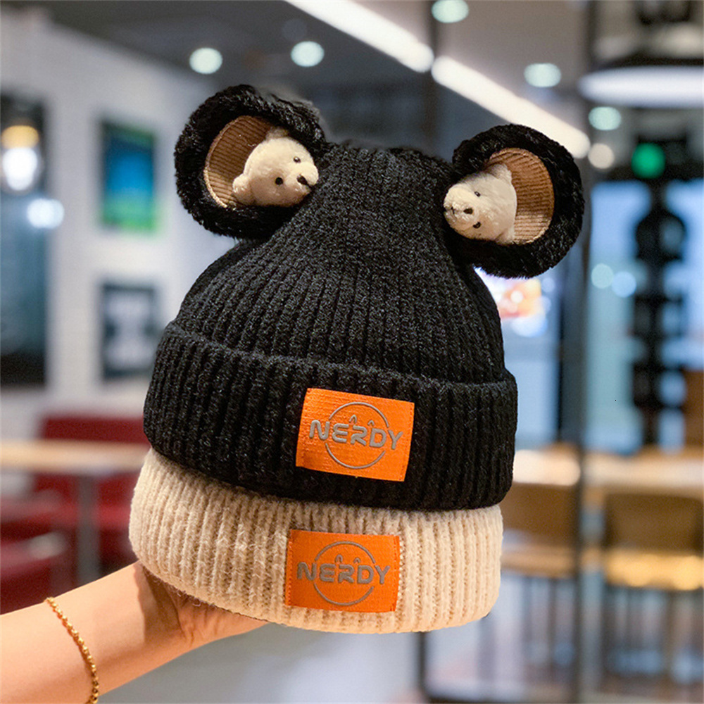 Beanie/Skull Caps Beanies Hat Bear Ears Pompon Knitted Cute Lovely Cap For Men Women Casual Solid Color Acrylic Autumn Warm Skullies 221119, Orange
Beanie/Skull Caps Beanies Hat Bear Ears Pompon Knitted Cute Lovely Cap For Men Women Casual Solid Color Acrylic Autumn Warm Skullies 221119, Orange