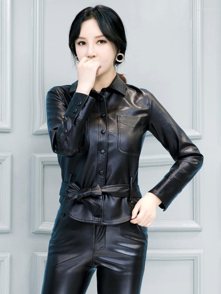 Women's Leather 2022 Spring Women Faux Jacket Motorcycle Biker Red Coat Turndown Collar Slim Streetwear Lady Black Punk Outerwea 4XL
Women's Leather 2022 Spring Women Faux Jacket Motorcycle Biker Red Coat Turndown Collar Slim Streetwear Lady Black Punk Outerwea 4XL