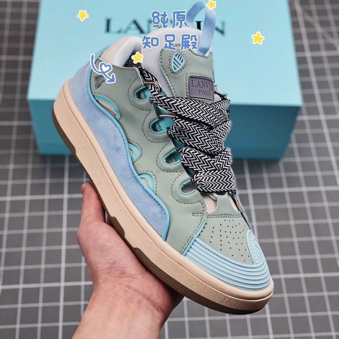 Luxury Lanvins Dress Shoes Original Brand Designer Men Women Sneakers Light Blue Low top Bread Board Shoe Thick soled Moral Training High Top Sport Sneaker
Luxury Lanvins Dress Shoes Original Brand Designer Men Women Sneakers Light Blue Low top Bread Board Shoe Thick soled Moral Training High Top Sport Sneaker