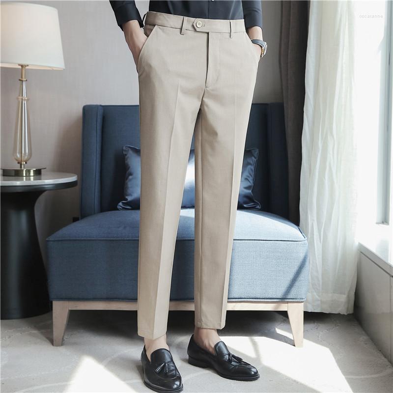 Men's Suits 2022 Men Non-iron Fabric Dress Pants Slim Straight Black White Casual Suit Male Business Little Feet, Dark grey
Men's Suits 2022 Men Non-iron Fabric Dress Pants Slim Straight Black White Casual Suit Male Business Little Feet, Dark grey