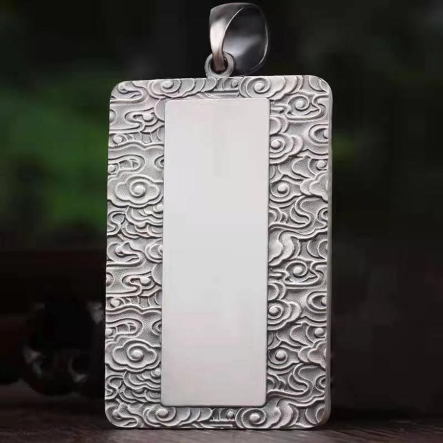 Vintage ThousandHand Avalokitesvara Pendant Rat Male Zodiac Buddha Large Amulet Necklace Male Gift Accessories300d