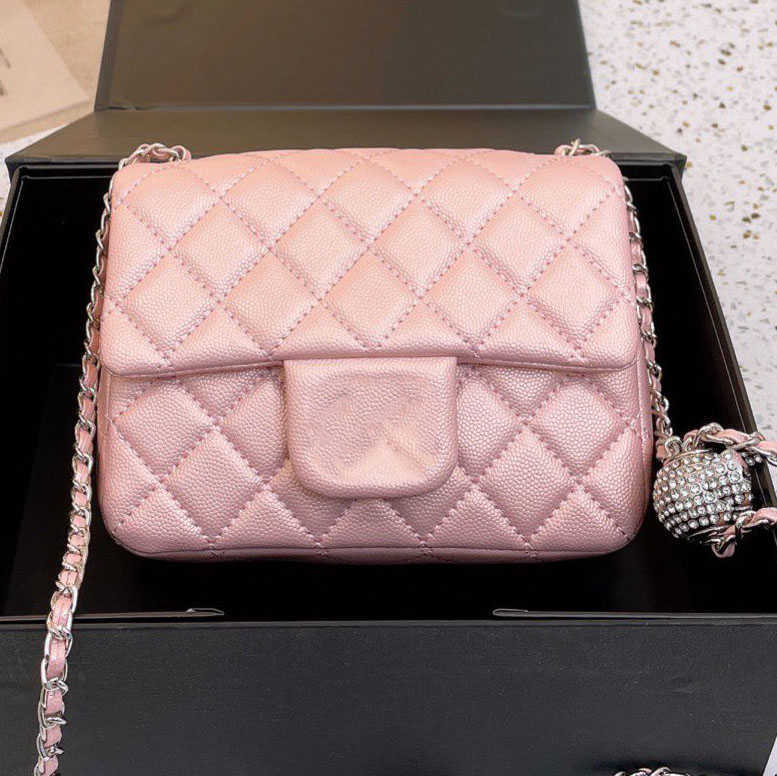 Shoulder Mini Flap Crush Ball Bags Square Caviar Candy Pearlcent Classic Quilted Argyle Diamond Chain Adjustable Luxury Digner Sier Hardware Ma, Pink
Shoulder Mini Flap Crush Ball Bags Square Caviar Candy Pearlcent Classic Quilted Argyle Diamond Chain Adjustable Luxury Digner Sier Hardware Ma, Pink