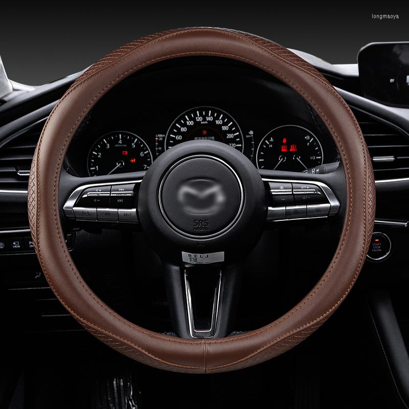 Steering Wheel Covers Genuine Leather For 2 3 6 Axela Atenza Demio CX-3 CX-4 CX-5 CX5 CX 5 CX-7 CX-9 Car Cover Auto Accessories
Steering Wheel Covers Genuine Leather For 2 3 6 Axela Atenza Demio CX-3 CX-4 CX-5 CX5 CX 5 CX-7 CX-9 Car Cover Auto Accessories