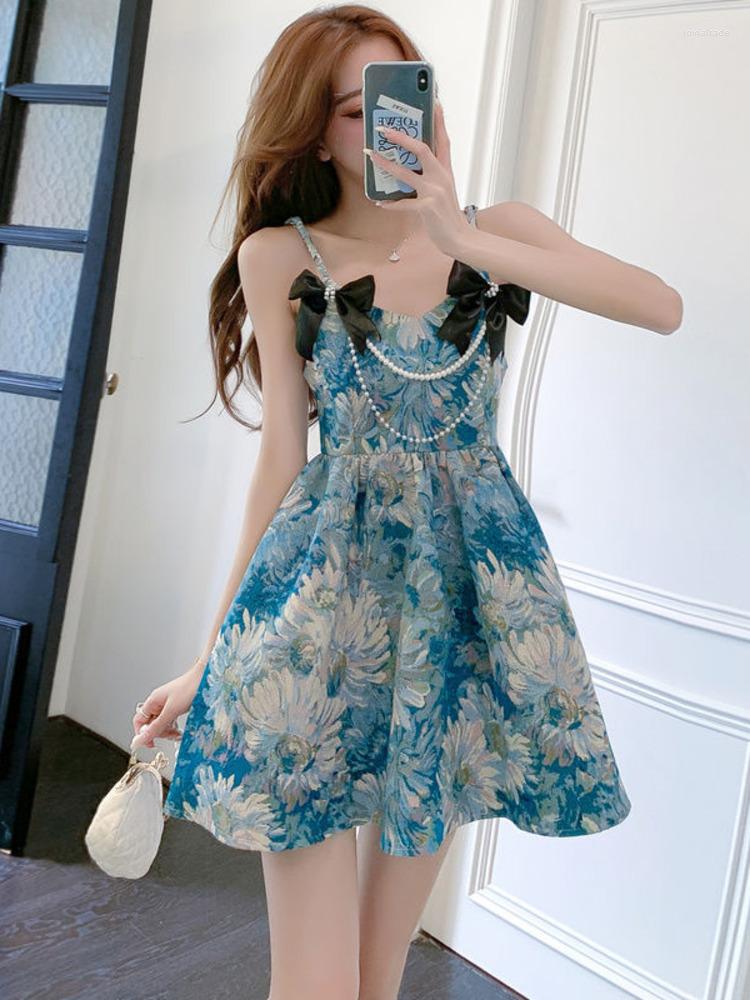 Casual Dresses Fashion Sexy Spaghetti Strap Printed Dress Women Summer Backless Beading Bowknot Vintage Jacquard, Picture color
Casual Dresses Fashion Sexy Spaghetti Strap Printed Dress Women Summer Backless Beading Bowknot Vintage Jacquard, Picture color