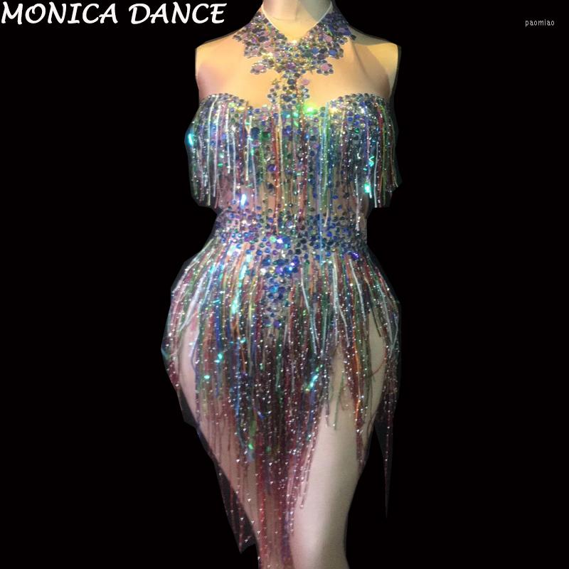 Women's Two Piece Pants Women Sexy Stage Colorful Fringes Rhinestones Tassel Bodysuit Dance Costume Nightclub Female Singer Bright Leotard
Women's Two Piece Pants Women Sexy Stage Colorful Fringes Rhinestones Tassel Bodysuit Dance Costume Nightclub Female Singer Bright Leotard
