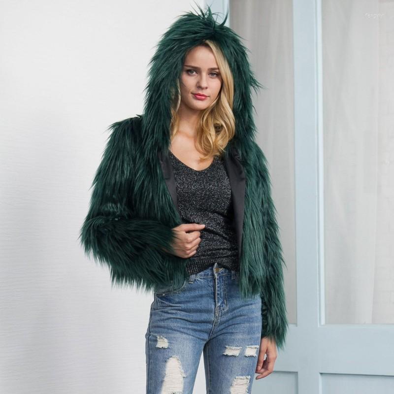 Women' Fur 2022 Winter Woman Furry Coat Fashion Solid Faux Hoodie Overcoat Streetwear Slim Fit Female Short Outwear Plus Size -3XL
Women' Fur 2022 Winter Woman Furry Coat Fashion Solid Faux Hoodie Overcoat Streetwear Slim Fit Female Short Outwear Plus Size -3XL