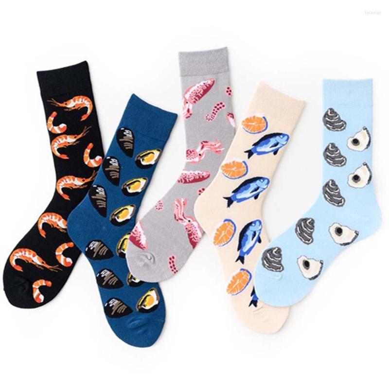 Men's Socks 5 Pairs Lot Pack Men Women Couple Fashion Geometry Birds Seafood Flowers Animal Cube Shrimp Cotton Funny Happy
Men's Socks 5 Pairs Lot Pack Men Women Couple Fashion Geometry Birds Seafood Flowers Animal Cube Shrimp Cotton Funny Happy
