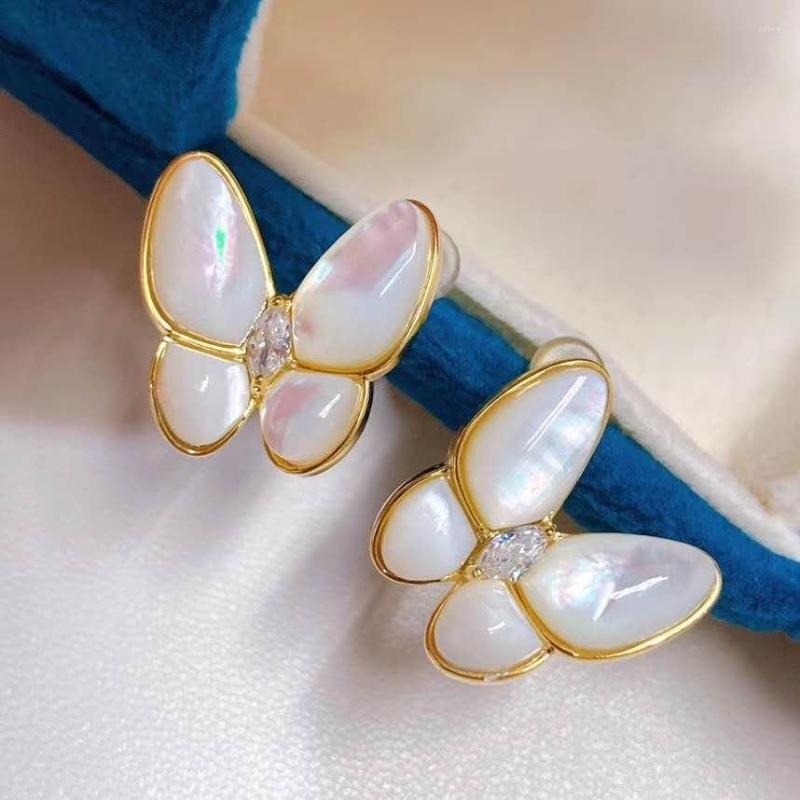 Stud Earrings 2022 Gold Plated Shell Butterfly Women DIY Handmade Jewelry Gifts 
Stud Earrings 2022 Gold Plated Shell Butterfly Women DIY Handmade Jewelry Gifts