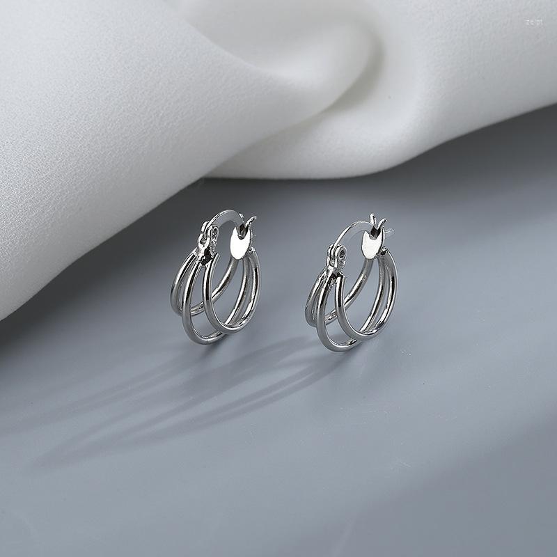 Hoop Earrings PANJBJ 925 Sterling Silver Surrounding Geometric Simple Female Personality Fashion Multi-Layer Line Ear BucklesPANJBJ
Hoop Earrings PANJBJ 925 Sterling Silver Surrounding Geometric Simple Female Personality Fashion Multi-Layer Line Ear BucklesPANJBJ