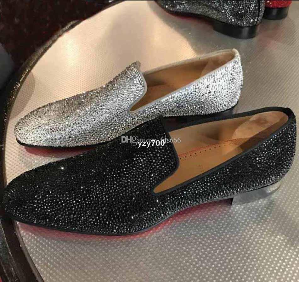 Red-Bottoms Christians Shiny Men Business Dress Oxfords Shoes Red Soles Strass Rhinestone Flat Slip On Loafers Shoes Outdoor Party Wed XRH
Red-Bottoms Christians Shiny Men Business Dress Oxfords Shoes Red Soles Strass Rhinestone Flat Slip On Loafers Shoes Outdoor Party Wed XRH