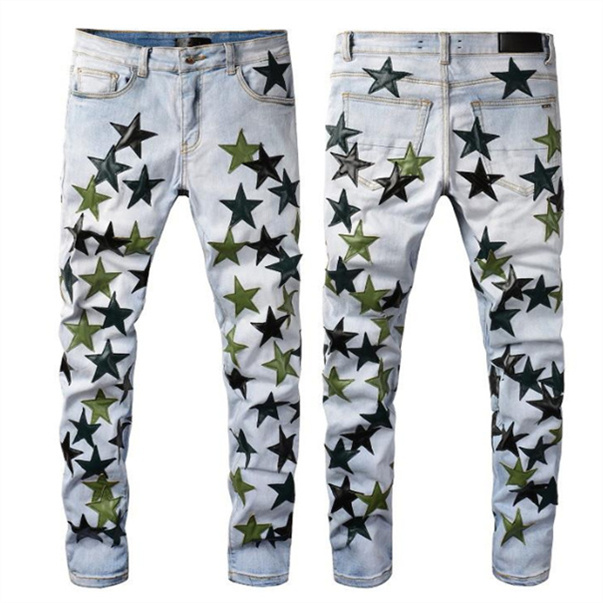 Mens Jeans chino pants designer jeans Distressed Ripped Biker Slim Fit Motorcycle Denim Hip Hop Casual Boom Elastic Male Pencil Star pattern Trousers Size 28-40 jean
Mens Jeans chino pants designer jeans Distressed Ripped Biker Slim Fit Motorcycle Denim Hip Hop Casual Boom Elastic Male Pencil Star pattern Trousers Size 28-40 jean
