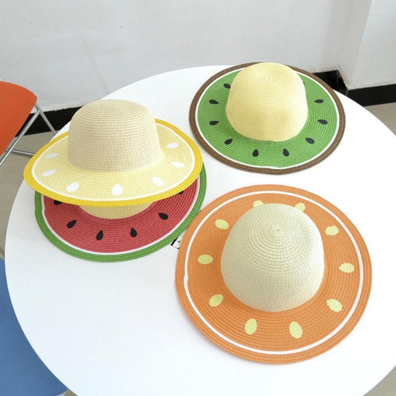 Hats Kids Girls Large Wide Brim Straw Woven Sun Protection Beach Hat Fruit Pattern Summer Folding Outing Visor Holiday, Yellow
Hats Kids Girls Large Wide Brim Straw Woven Sun Protection Beach Hat Fruit Pattern Summer Folding Outing Visor Holiday, Yellow