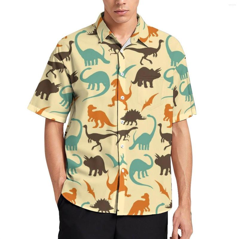 Men's Casual Shirts Dinosaurs Silhouette Shirt Men Cartoon Animals Print Beach Retro Blouses Short Sleeves Oversized, Style-2
Men's Casual Shirts Dinosaurs Silhouette Shirt Men Cartoon Animals Print Beach Retro Blouses Short Sleeves Oversized, Style-2