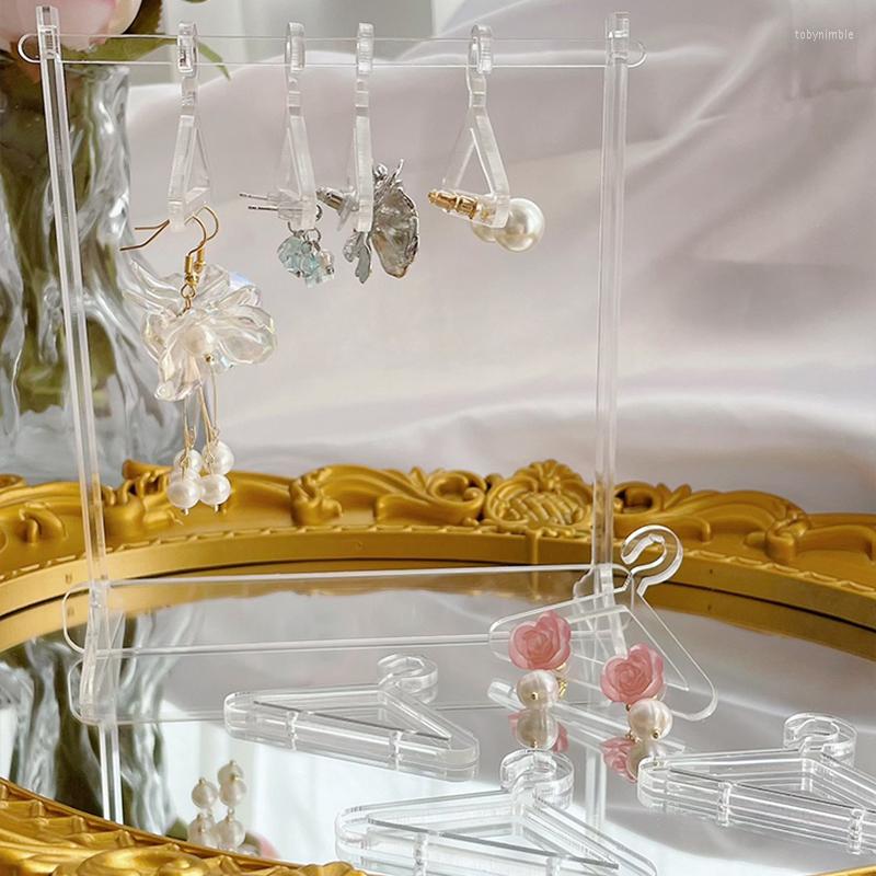 Jewelry Pouches Acrylic Mini Coat Hanger Rack Earring Display Stand Storage Plastic Transparent Show Case Ear Hook Girl DIY Gift
Jewelry Pouches Acrylic Mini Coat Hanger Rack Earring Display Stand Storage Plastic Transparent Show Case Ear Hook Girl DIY Gift