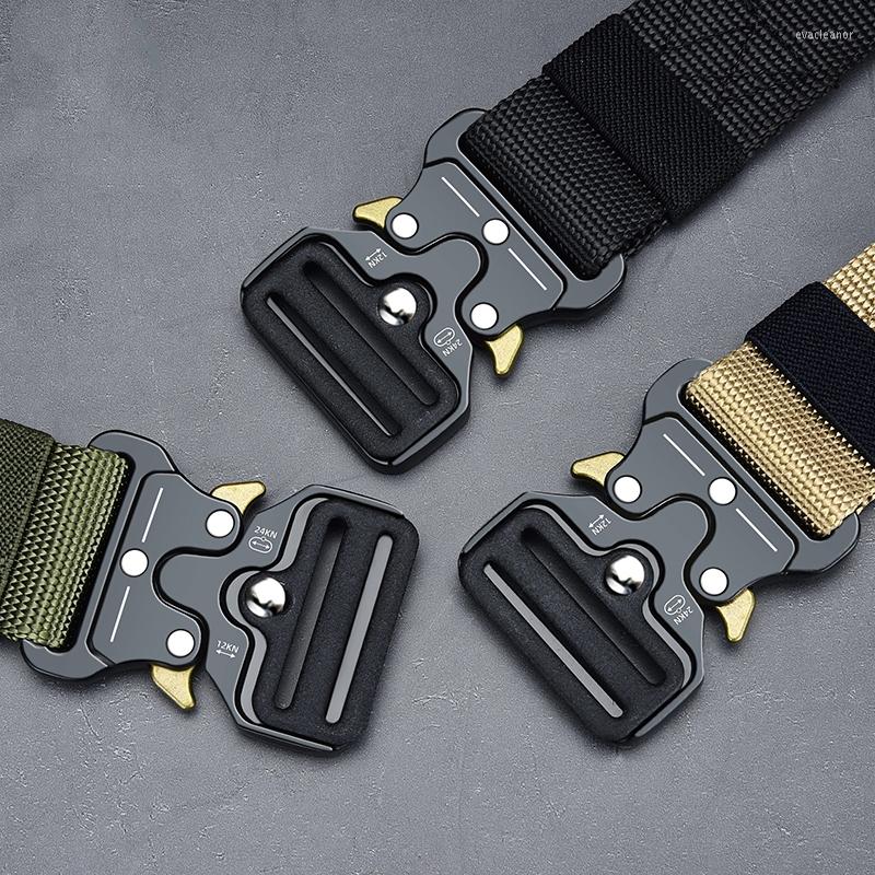 Belts Men's Belt Outdoor Hunting Metal Tactical Multi-function Alloy Buckle High Quality Marine Corps Canvas For Men, Black
Belts Men's Belt Outdoor Hunting Metal Tactical Multi-function Alloy Buckle High Quality Marine Corps Canvas For Men, Black