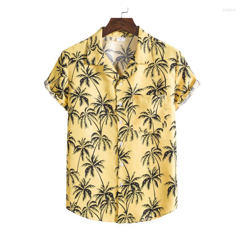 Men's Casual Shirts 2022 Men's Fashion Beach Style Short Sleeve Cuban Collar Travel Vacation Hawaiian, Yellow
Men's Casual Shirts 2022 Men's Fashion Beach Style Short Sleeve Cuban Collar Travel Vacation Hawaiian, Yellow