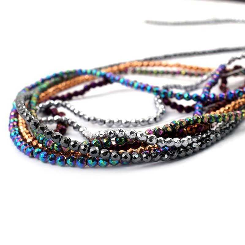 Loose Stone Beads AAA Brilliant Cut Shining Natural Hematite Gemstones 2mm Faceted Round Bead Strand for Jewelry Making Healing Stones 40cm 160 PIECES
Loose Stone Beads AAA Brilliant Cut Shining Natural Hematite Gemstones 2mm Faceted Round Bead Strand for Jewelry Making Healing Stones 40cm 160 PIECES