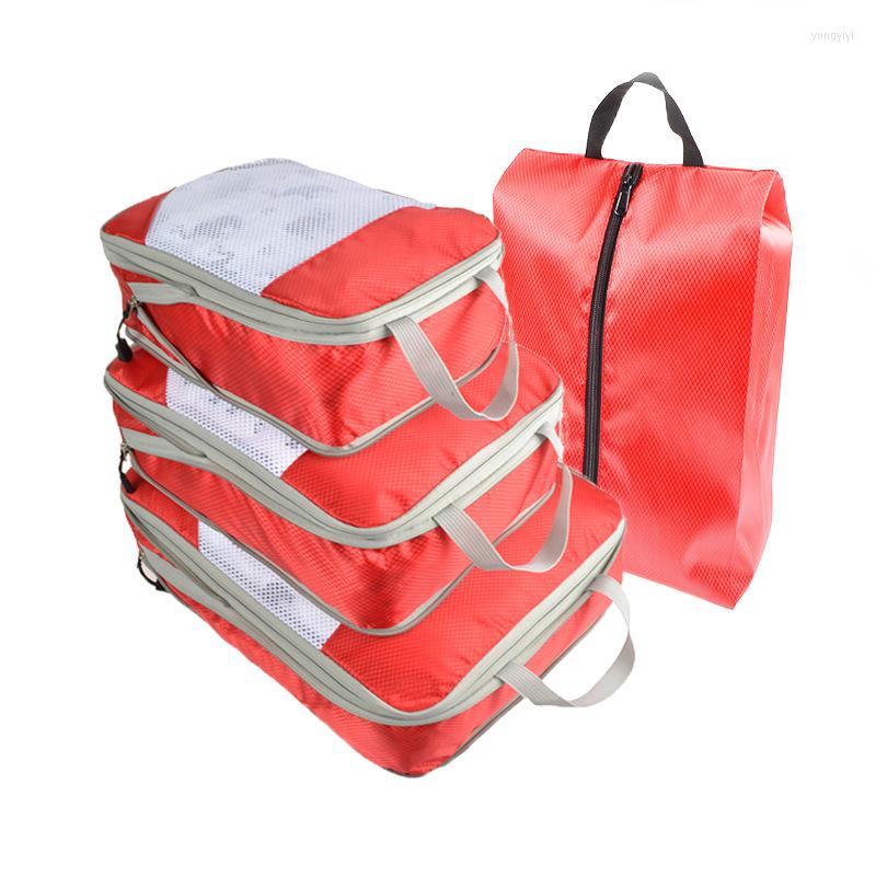 Duffel Bags 4pcs Set Compression Travel Bag Clothes Storage Thickened Nylon Fold Mesh Luggage Suitcase Organizer Pouch Packing Cube, Black
Duffel Bags 4pcs Set Compression Travel Bag Clothes Storage Thickened Nylon Fold Mesh Luggage Suitcase Organizer Pouch Packing Cube, Black