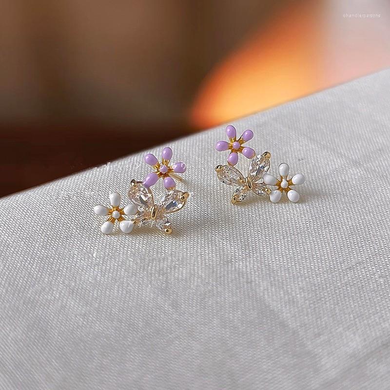 Stud Earrings 2022 Arrival Fresh Simple Drop Glaze Purple Flower Zircon For Women Fashion Crystal Jewelry Party Gifts
Stud Earrings 2022 Arrival Fresh Simple Drop Glaze Purple Flower Zircon For Women Fashion Crystal Jewelry Party Gifts
