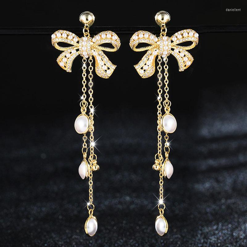 Dangle Earrings HUAMI 2022 Bowknot Drop Costume Jewelry For Women Fine Accessories Tassels Pearl Unusual Needle
Dangle Earrings HUAMI 2022 Bowknot Drop Costume Jewelry For Women Fine Accessories Tassels Pearl Unusual Needle