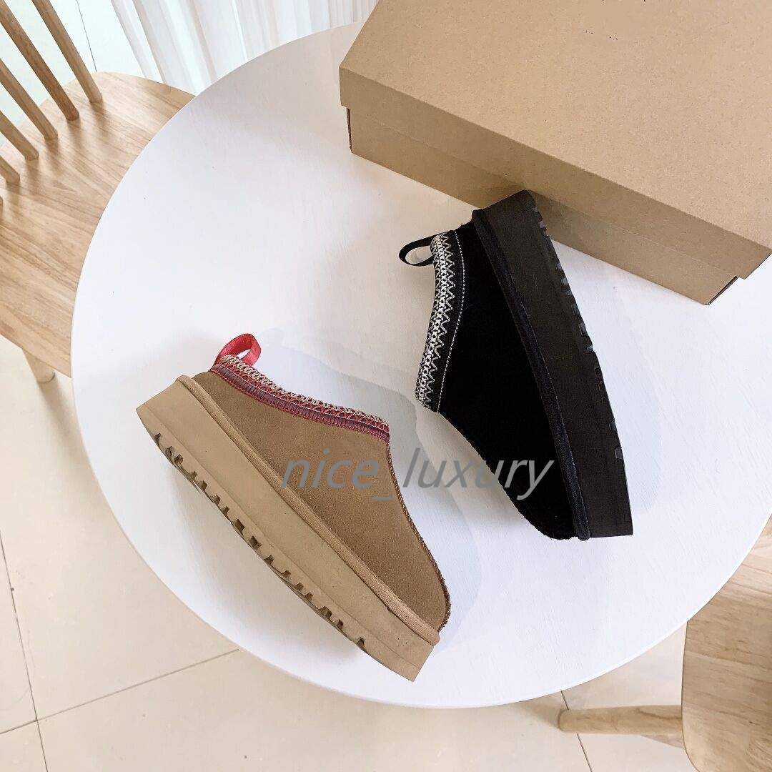 Designer Womens Snow Boots Tazz Winter Tasmen Boot Fluffy Platform Mules Ankle Booties Shoes Real Leather Slip-on Lazy Warm Shoes size 35-40, Bred high
Designer Womens Snow Boots Tazz Winter Tasmen Boot Fluffy Platform Mules Ankle Booties Shoes Real Leather Slip-on Lazy Warm Shoes size 35-40, Bred high