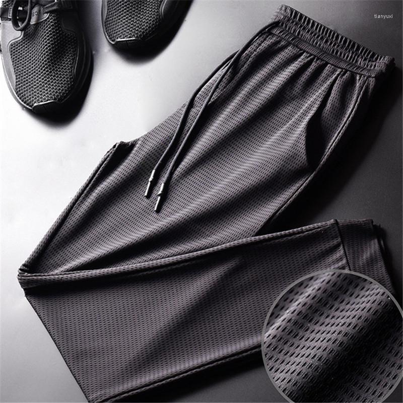 Men's Pants 2022 Summer Thin Ice Silk Men Jogging Breathable GYM Sportswear Joggers Running Sweatpants, Black ankle length
Men's Pants 2022 Summer Thin Ice Silk Men Jogging Breathable GYM Sportswear Joggers Running Sweatpants, Black ankle length