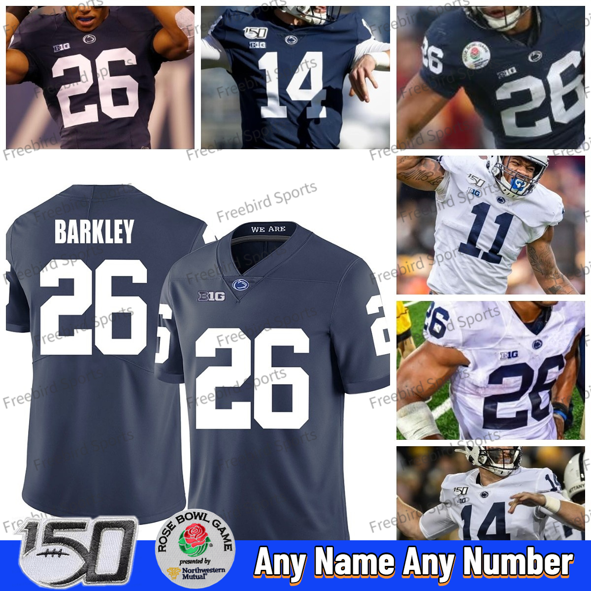 NCAA Penn State 26 Saquon Barkley Football Jersey 88 Mike Gesicki 2 Marcus Allen Joe Paterno Jahan Dotson White Navy Blue Jerseys Rose Patch Custom Men Women Kids, White jersey
NCAA Penn State 26 Saquon Barkley Football Jersey 88 Mike Gesicki 2 Marcus Allen Joe Paterno Jahan Dotson White Navy Blue Jerseys Rose Patch Custom Men Women Kids, White jersey