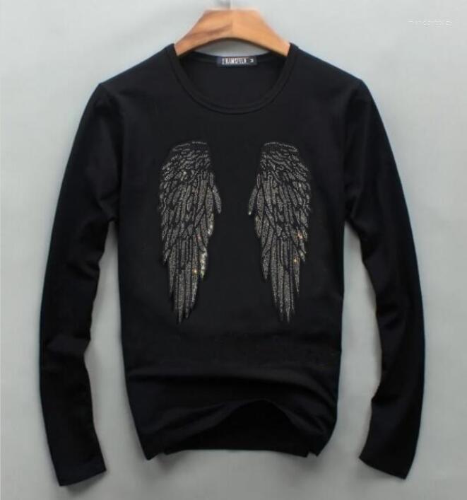 Men's T Shirts 2022 Fashion Brand Diamond Slim Fit Long Sleeve Shirt Men Drill Tee O-Neck T-Shirt Cotton Plus Size 5XL, As shown
Men's T Shirts 2022 Fashion Brand Diamond Slim Fit Long Sleeve Shirt Men Drill Tee O-Neck T-Shirt Cotton Plus Size 5XL, As shown