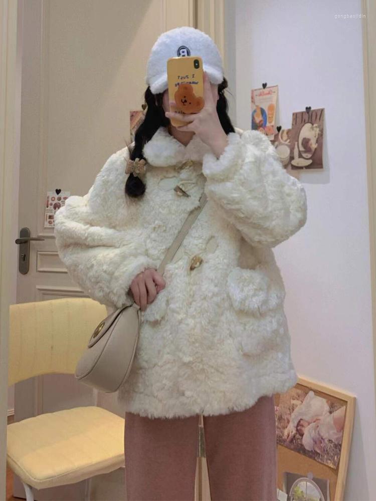 Women' Fur 2022 Women Warmful Fluffy Jackets Fall Winter Faux Outwear Ladies Elegant Loose Street Wear Long Sleeve Female Coats C10, Creamy-white
Women' Fur 2022 Women Warmful Fluffy Jackets Fall Winter Faux Outwear Ladies Elegant Loose Street Wear Long Sleeve Female Coats C10, Creamy-white