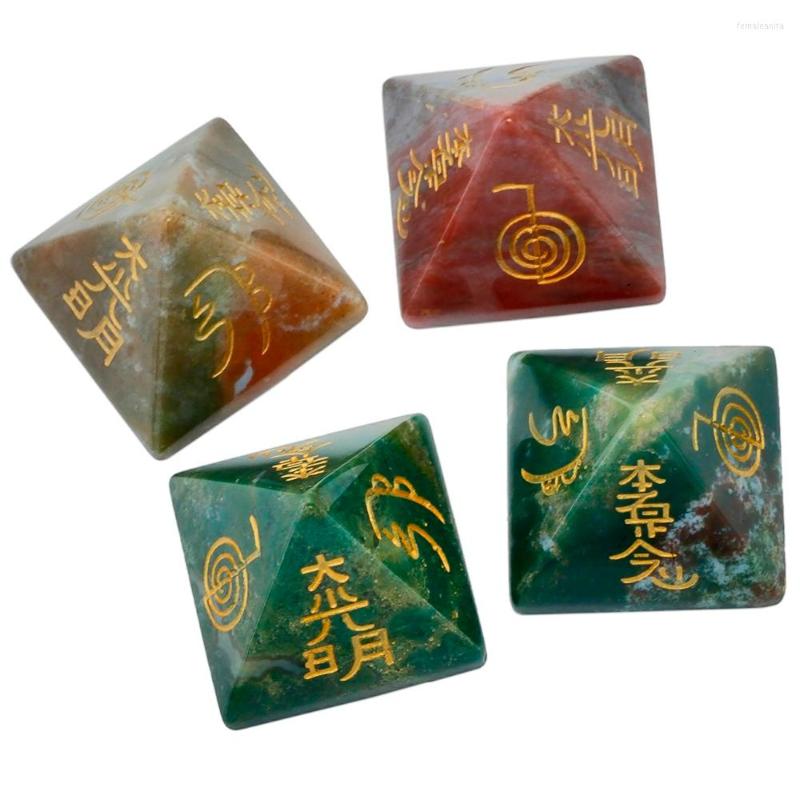 Jewelry Pouches TUMBEELLUWA 1Pc India Onyx Pyramid Engraved Usui Reiki Symbol Crystal Point Healing Chakra Figurine
Jewelry Pouches TUMBEELLUWA 1Pc India Onyx Pyramid Engraved Usui Reiki Symbol Crystal Point Healing Chakra Figurine